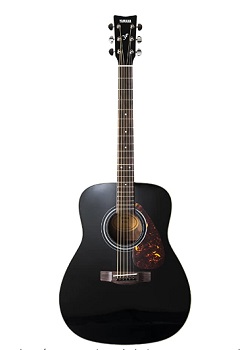 Yamaha F370 Guitarra Acústica Guitarra Folk 4/4 de madera, escala 634 mm, 25 pulgadas, 6 cuerdas metálicas, Color Negro